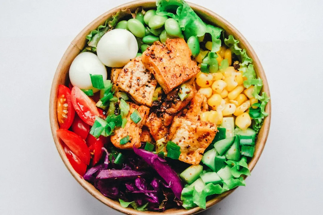 Grilled salmon bowl